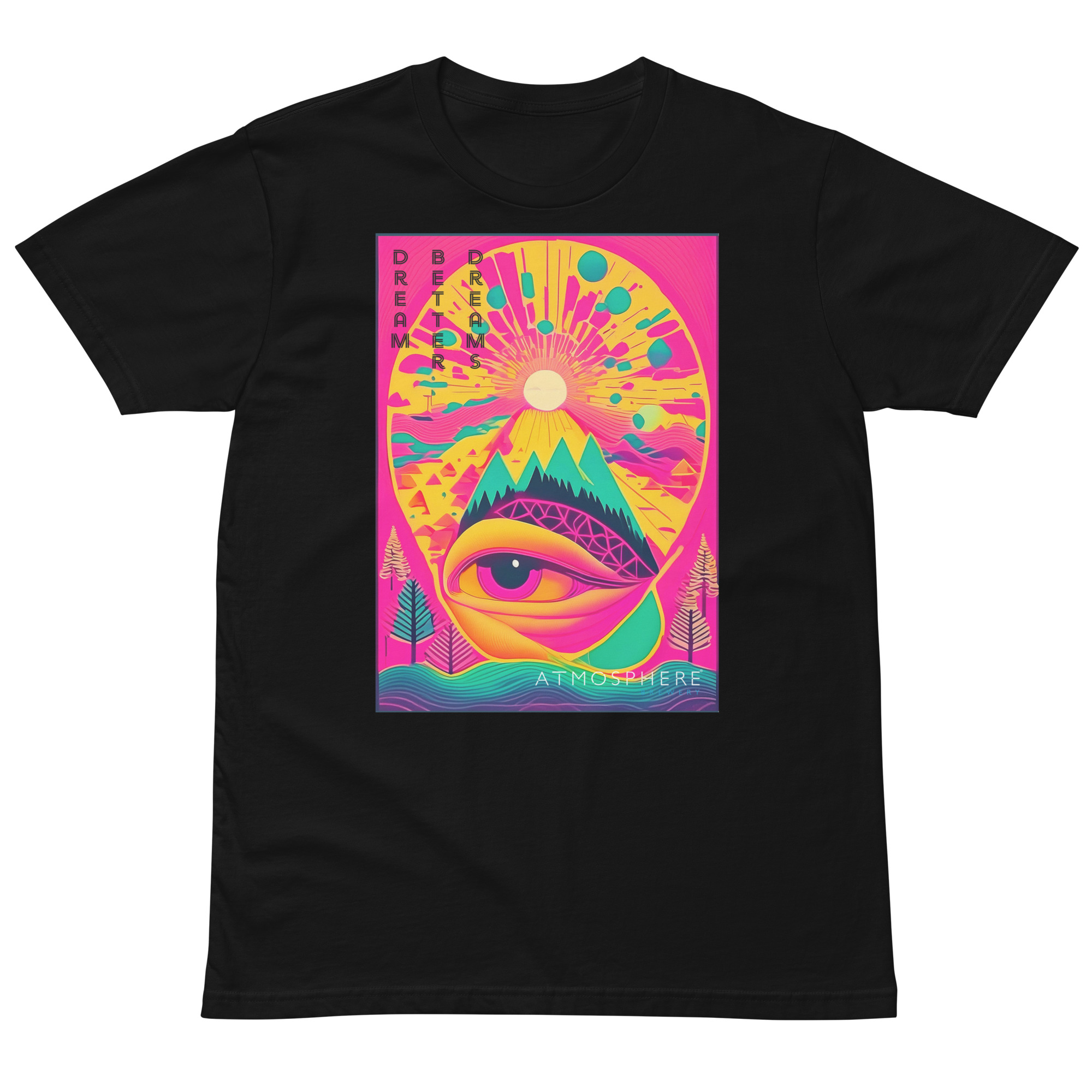 Black tee back